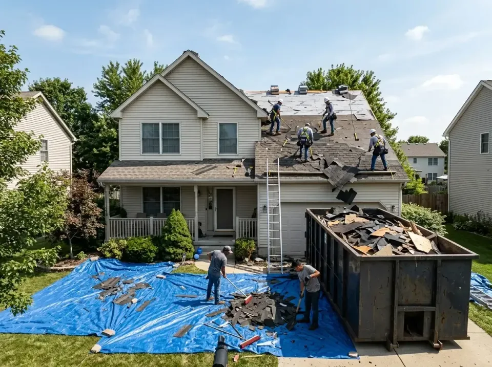 roof-replacement-debris-remova-004 — frequently asked questions, Cheapest Dumpster Rentals in Priceville, AL